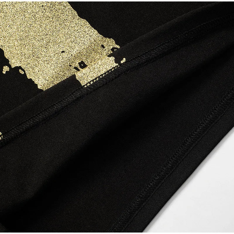 Black Bandage Dress - Sexy Mini Party Dress with Gold Accents for Women | Cocktail & Evening Outfits | Perfect for Nightclubs, Dates & Special Events