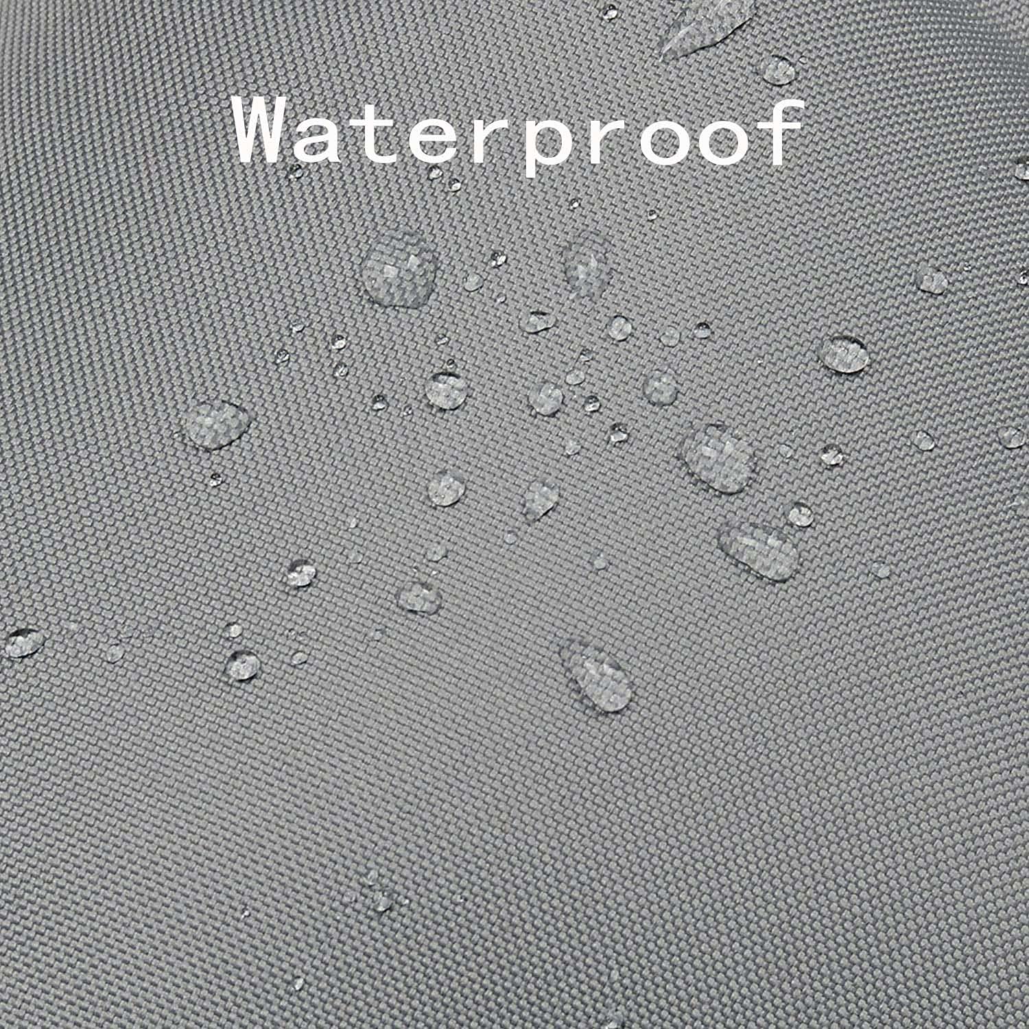 Waterproof Outdoor Seat Cushion - Thick Patio Furniture Cushion with UV Protection - Replacement Pad for Garden Chairs, Deck & Poolside Lounging (Set of 2) - Perfect for Backyard, Balcony and Outdoor Dining