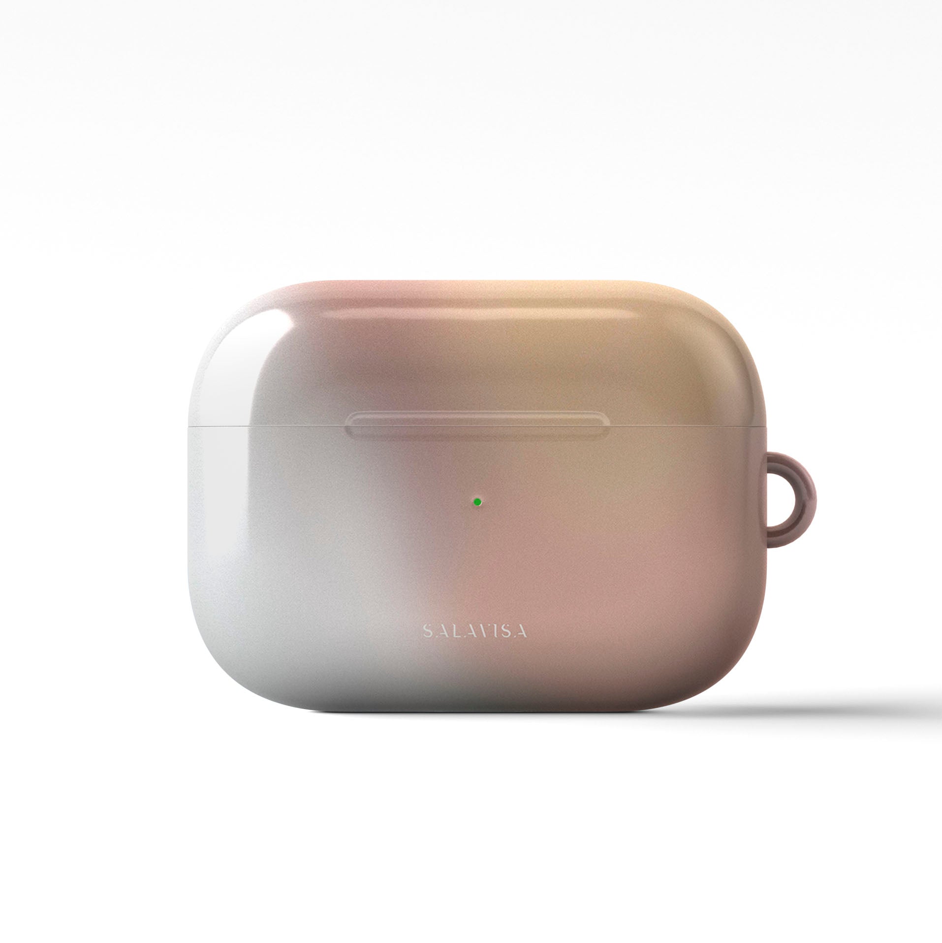 Sunlit Haze AirPods Case - Protective Cover for Apple AirPods 1/2/3 & Pro - Soft Silicone Shockproof Case with Keychain - Perfect for Running, Travel & Daily Use