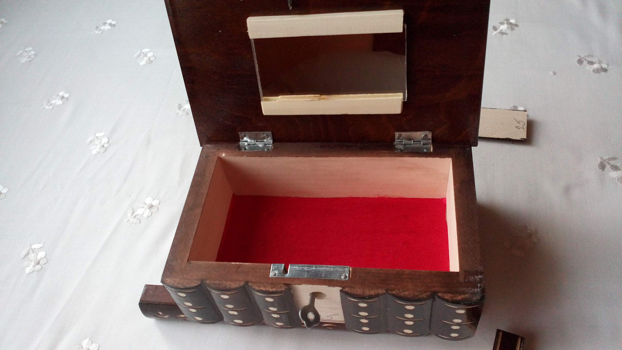 Handcrafted Wooden Magic Puzzle Box - Secret Treasure Storage & Jewelry Box - Intricate Carved Design (Brown) - Perfect for Gifts, Home Decor & Puzzle Enthusiasts