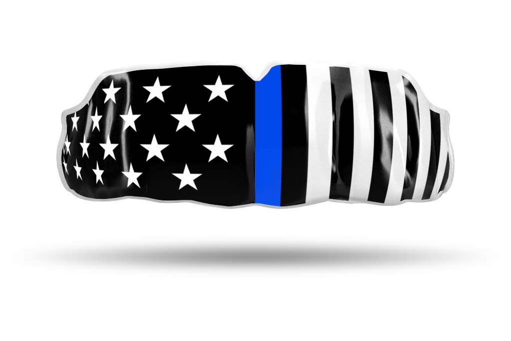 Custom Professional MMA Boxing Muay Thai Mouthguard - Impact Flag Series for Fighters & Training - Protective Dental Gear for Combat Sports
