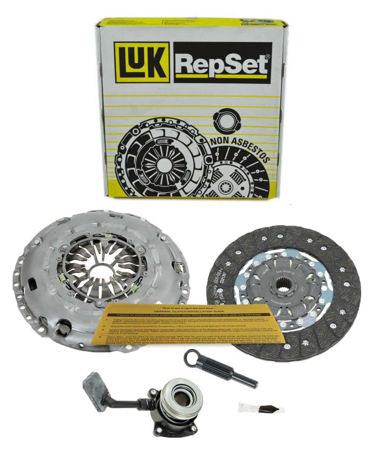 LuK RepSet 07-235 Clutch Kit - OEM Replacement Clutch Kit for Smooth Gear Shifting | Perfect for Volkswagen, Audi, and Other European Vehicles