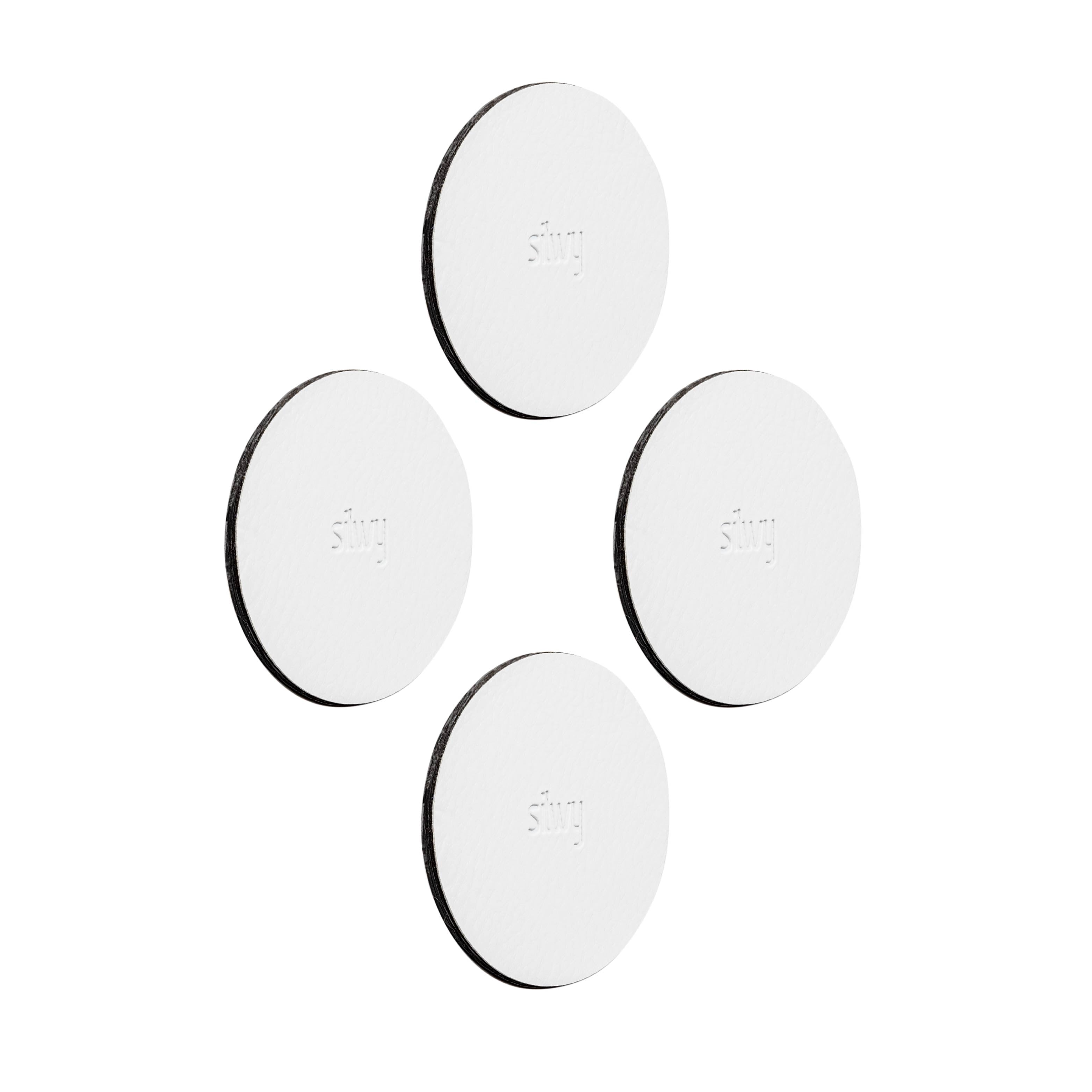 Premium Metal Nano Gel Pads 6.5cm White - Strong Adhesive for Wall Mounting, Hanging Decor & Organizing - Ideal for Home, Office & Bathroom Use