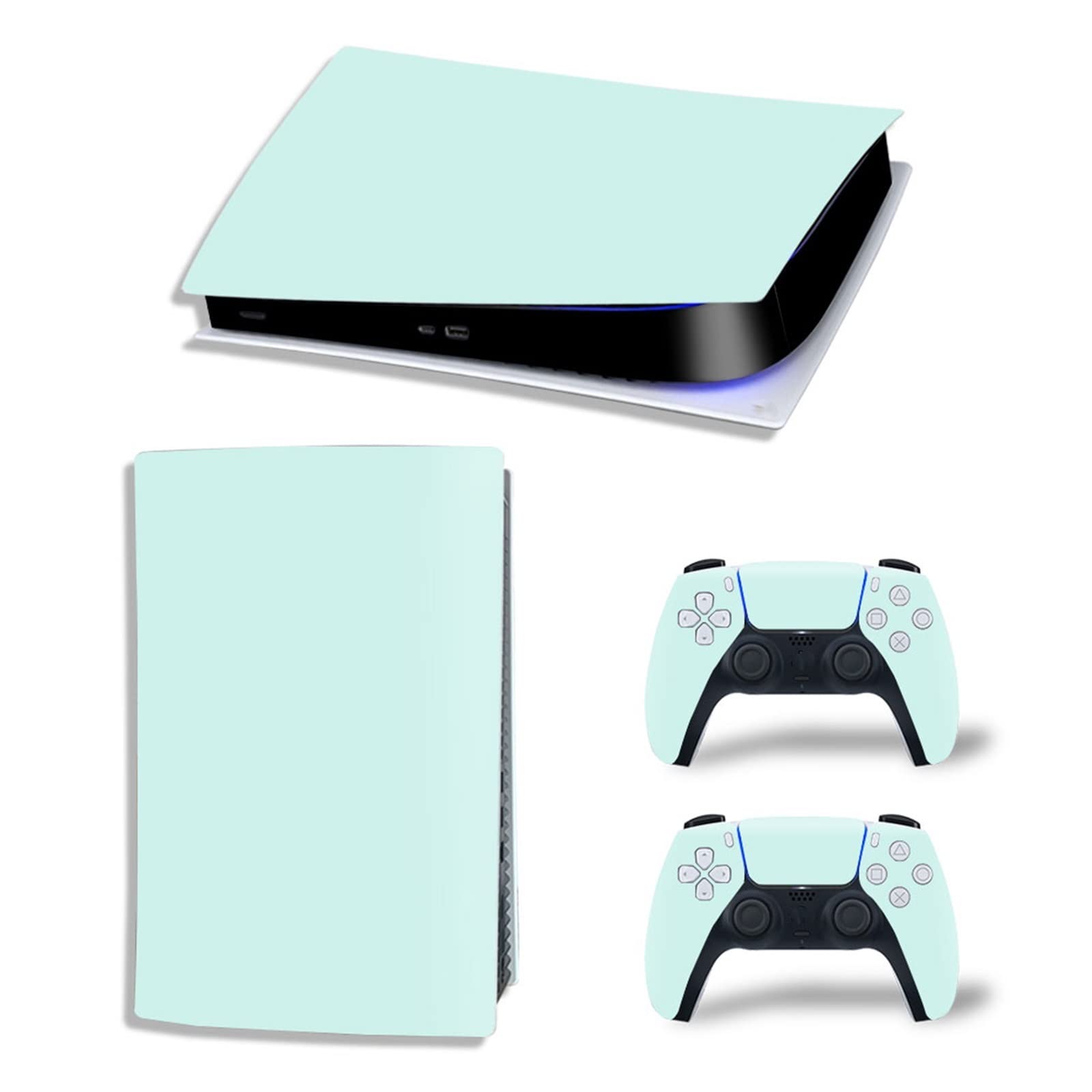Anime Console Skin Decal for PS5 Digital Edition - Scratch-Resistant Vinyl Protection Cover for 2 Controllers - Bubble-Free, Anti-Scratch Film 99117 - Perfect for Gaming Enthusiasts & Anime Fans