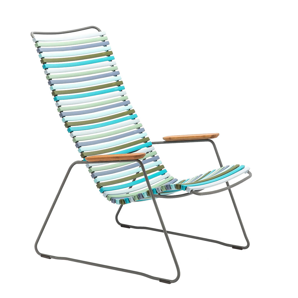 Premium Click Outdoor Lounge Chair - Lightweight, Foldable & Weather-Resistant for Patio, Poolside, Beach & Backyard Relaxation