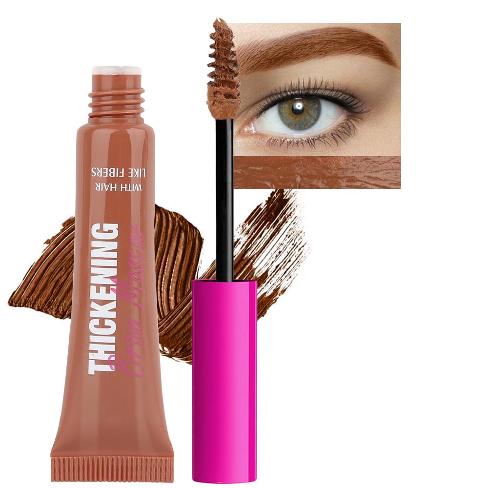 Kaely Thickening Brow Mascara - Waterproof Tinted Eyebrow Gel for Defined Brows, Vegan & Cruelty-Free Eyebrow Makeup (04 Rich Auburn) - Perfect for Everyday Wear, Special Occasions & Busy Lifestyles