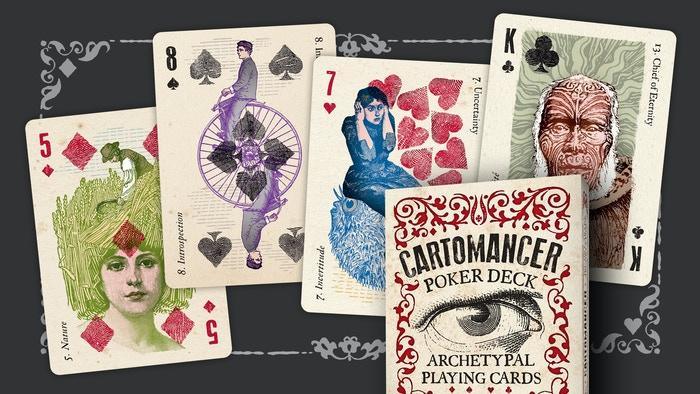 Cartomancer Poker Deck - Premium Playing Cards for Magic, Tarot & Cardistry - Perfect for Card Games, Fortune Telling & Magic Tricks