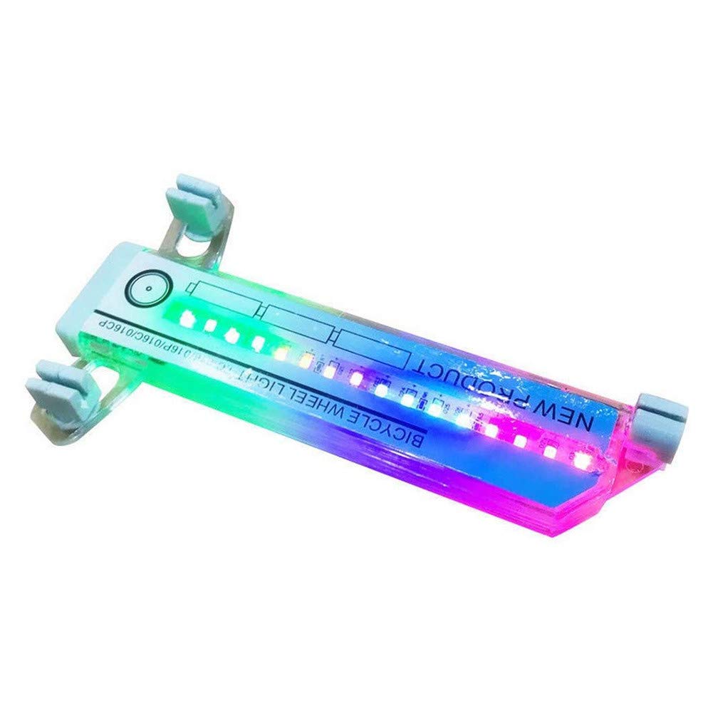 32 LED Bike Wheel Light with 32 Color Change Patterns - IP55 Waterproof Spoke Lights for Night Cycling Safety & Decoration - Perfect for Road Bikes, Mountain Bikes & Commuting in Low Light Conditions