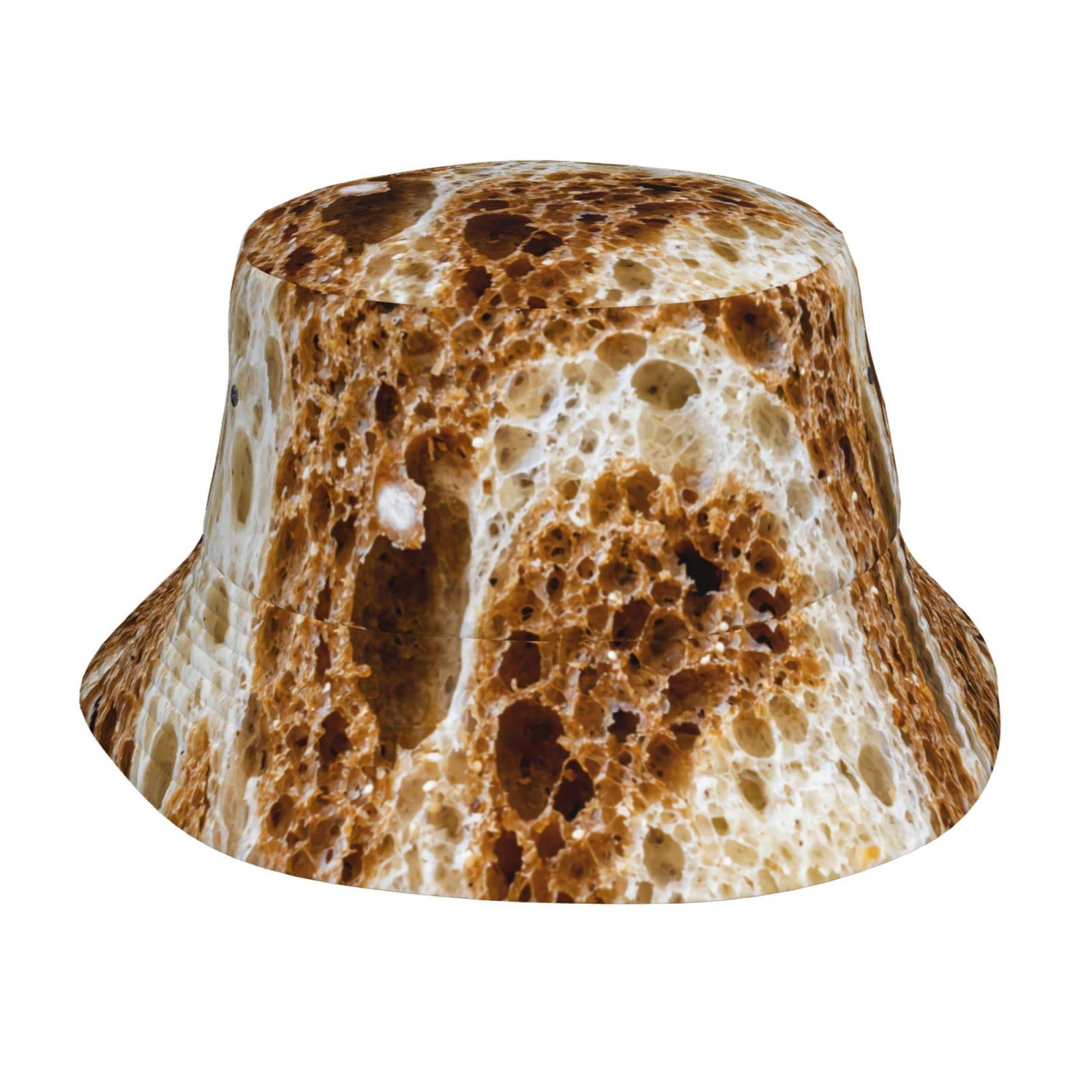 Funny Food Pattern Bucket Hat for Women & Men - Summer Fisherman Cap, Packable Sun Hat for Travel, Beach, Outdoor Activities - Perfect for Adults & Teens