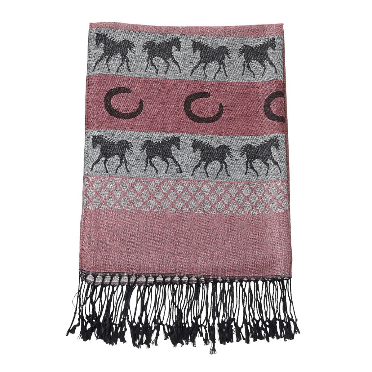 AWST International Equestrian Fashion Scarf - Stylish Riding Scarf for Horseback Riding & Outdoor Activities - Perfect for Equestrian Events, Horse Shows & Winter Riding