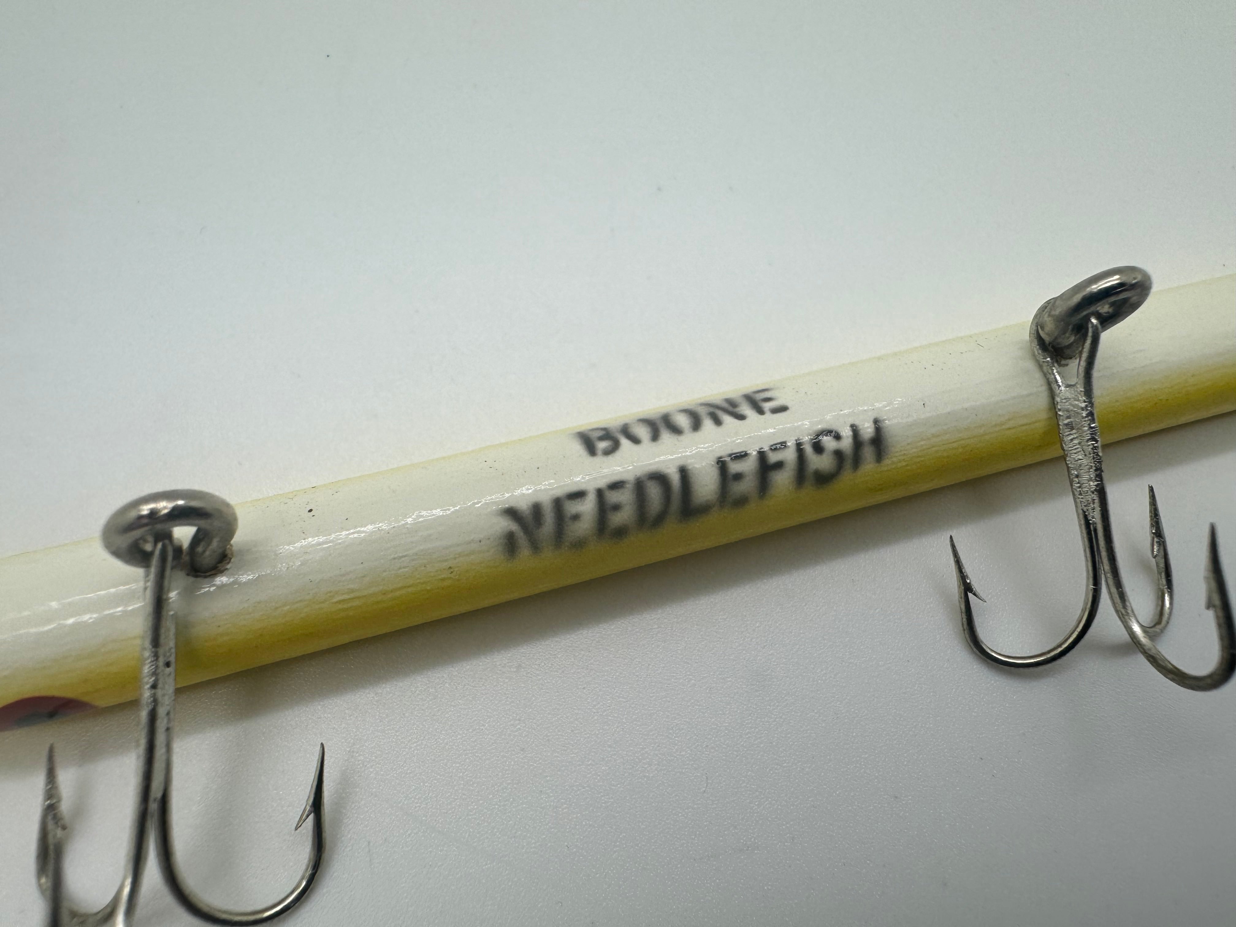 Boone 7000 Series 5 1/4 Inch Needlefish Fishing Lure - Bright Yellow Saltwater Bait for Offshore and Inshore Game Fish