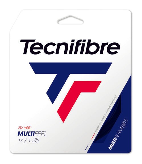 Tecnifibre Multifeel Tennis String - High Performance Synthetic Gut String for Control & Comfort | Perfect for Competitive Play & Recreational Tennis