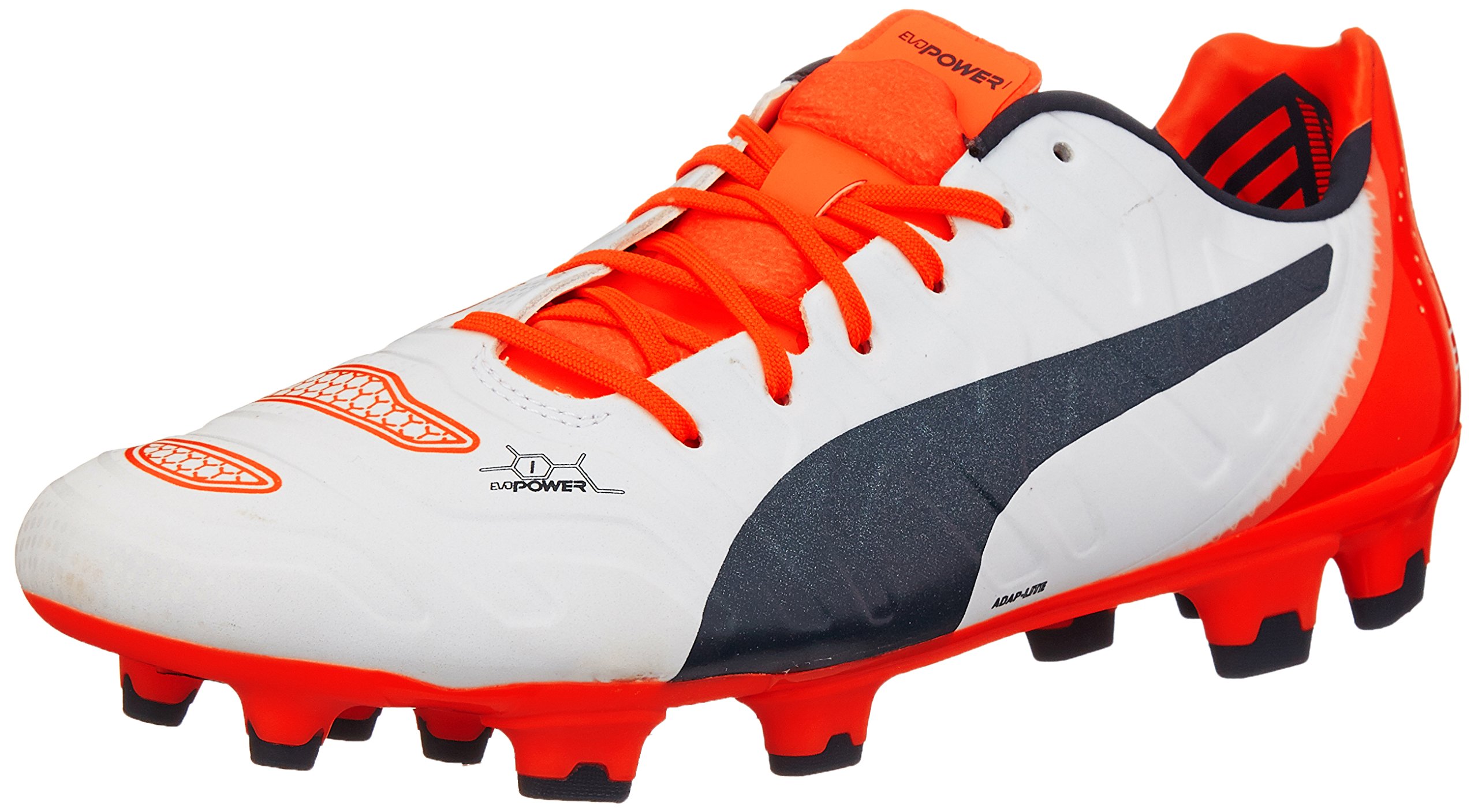 PUMA Men's Evopower 1.2 Firm Ground Soccer Cleats - Lightweight Football Shoes for Men with Enhanced Traction - Perfect for Soccer Matches, Training & Outdoor Sports