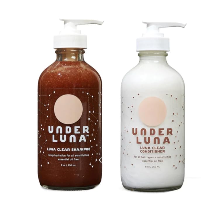 Luna Clear 8 Oz Shampoo and Conditioner Set for All Hair Types - Sulfate-Free, Paraben-Free Hair Care Duo - Hydrating & Volumizing for Daily Use at Home or Salon