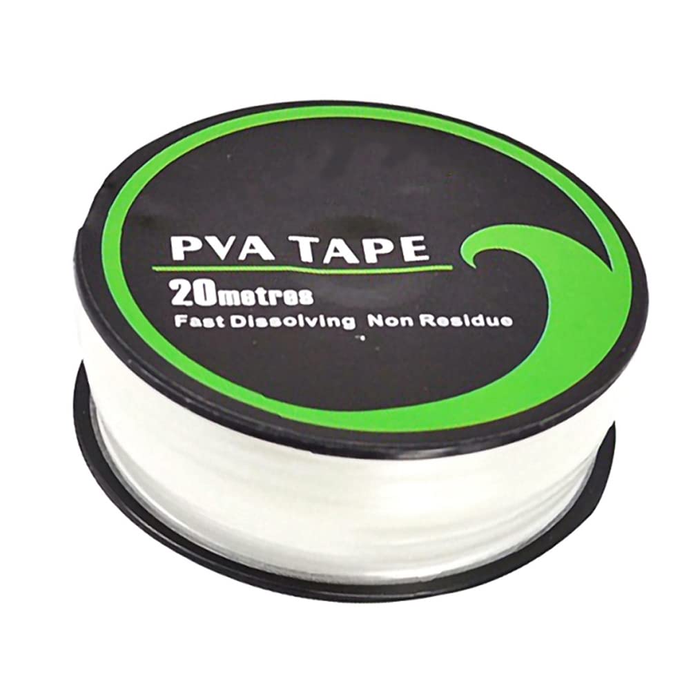 Fast Water-Soluble PVA String Spools - Clear Bait String & Tape for Carp Fishing | Dissolves Quickly for Effective Feeder Bait | Ideal for Lakes, Rivers & Professional Angling