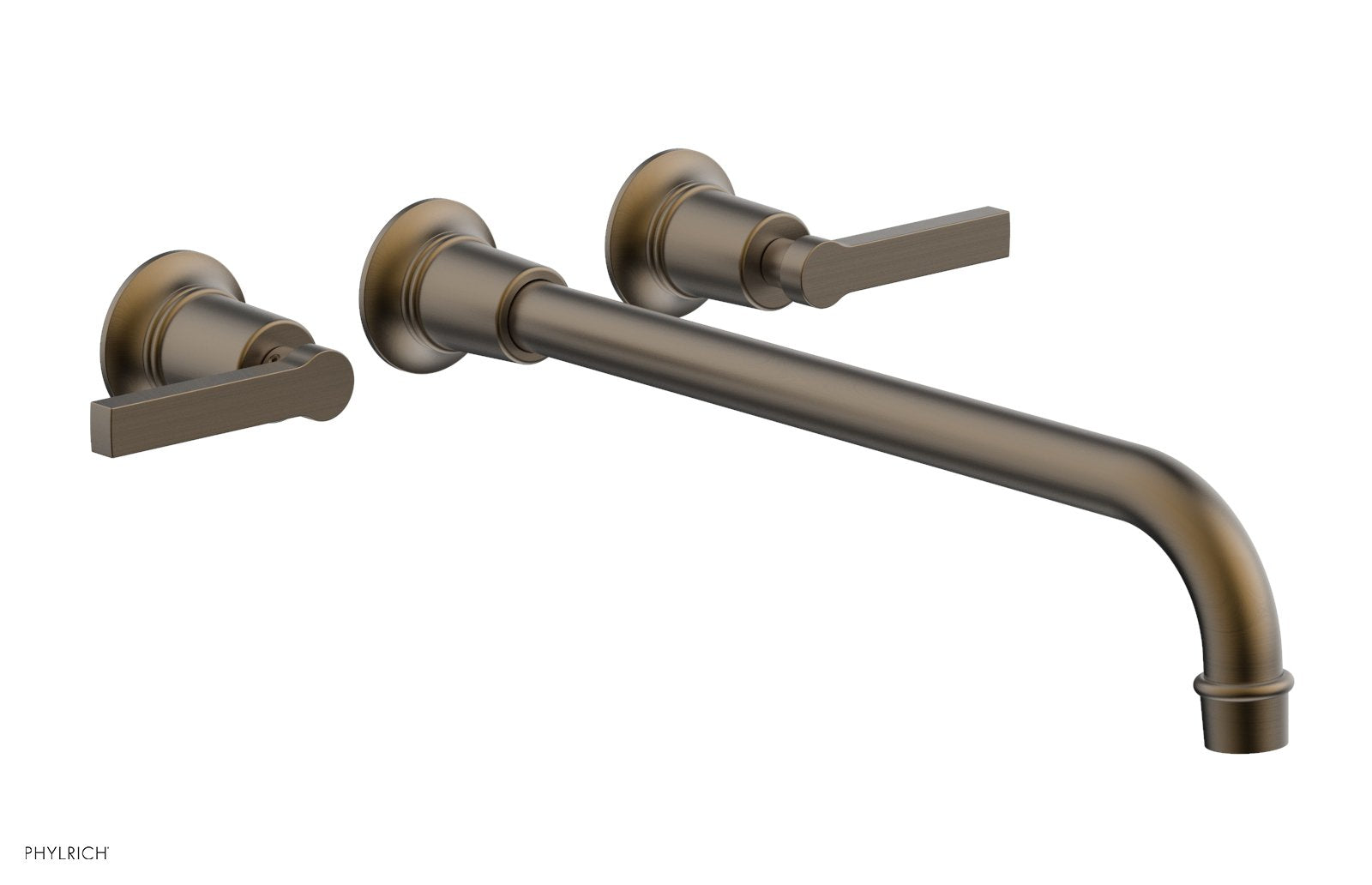 HEX MODERN Wall Mount Lavatory Faucet Set with 14