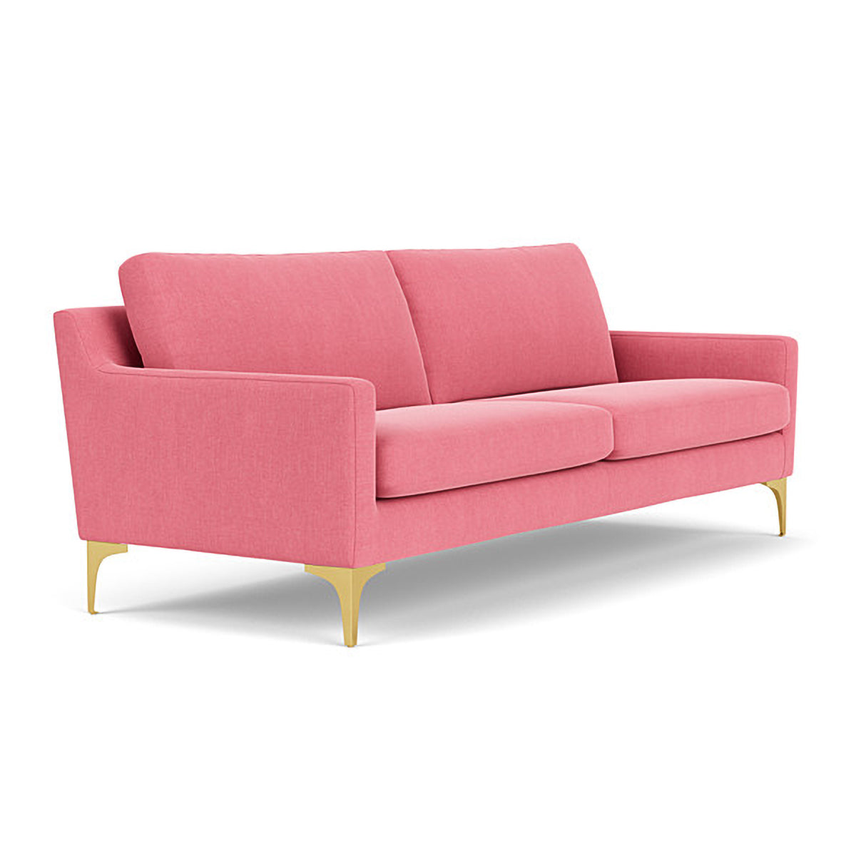 Astha Fabric 3-Seater Sofa - Modern Living Room Furniture for Small Spaces | Comfortable Couch for Apartments, Dorm Rooms & Cozy Homes