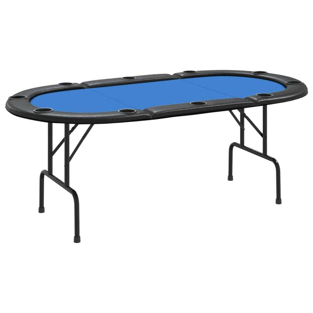 10-Player Folding Poker Table - 81.1