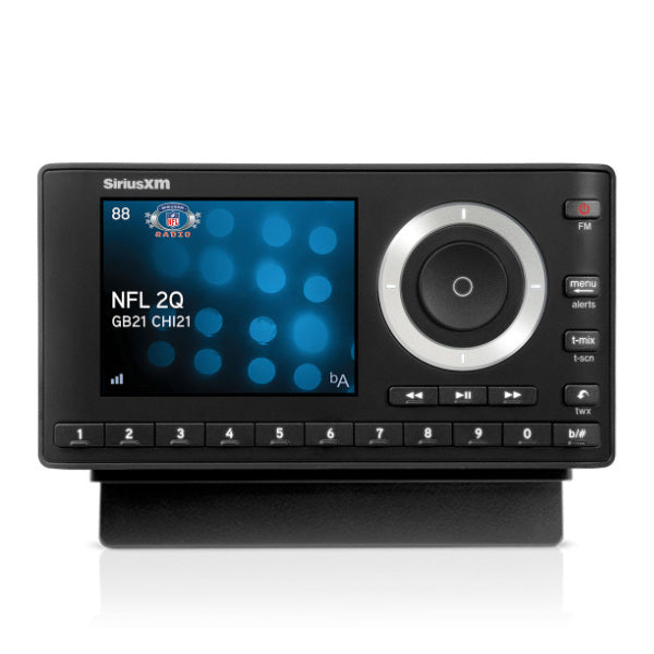 Audiovoxx SXPL1V1 SiriusXM External Tuner with Docking Station - Portable Satellite Radio Receiver for Car, Home & Office Use