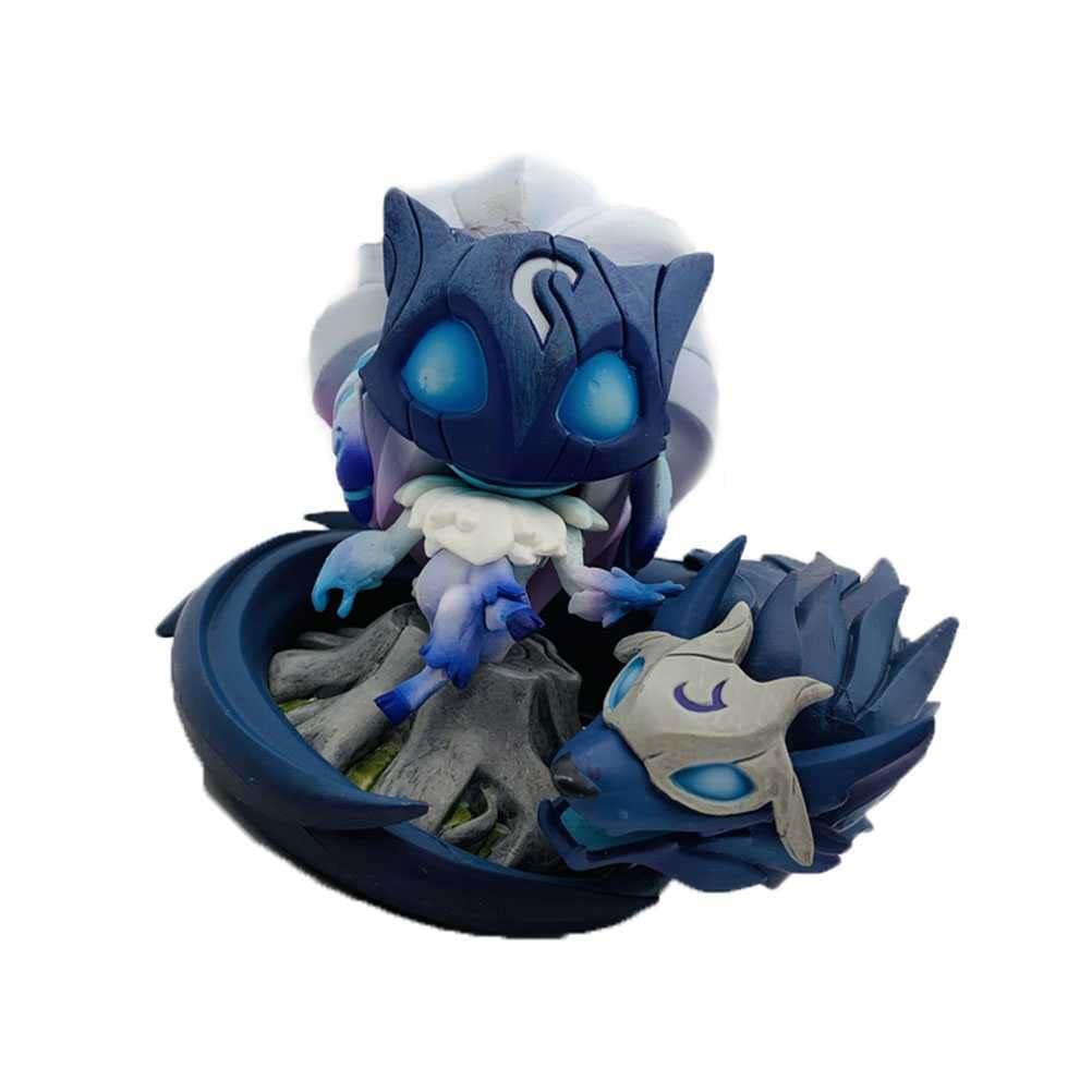 League of Legends Eternal Kindred & Voidreaver Statue - Exquisite LOL Series Resin Figures for Desktop Display & Collection - Perfect for Gaming Room Decor & Anime Fan Gifts