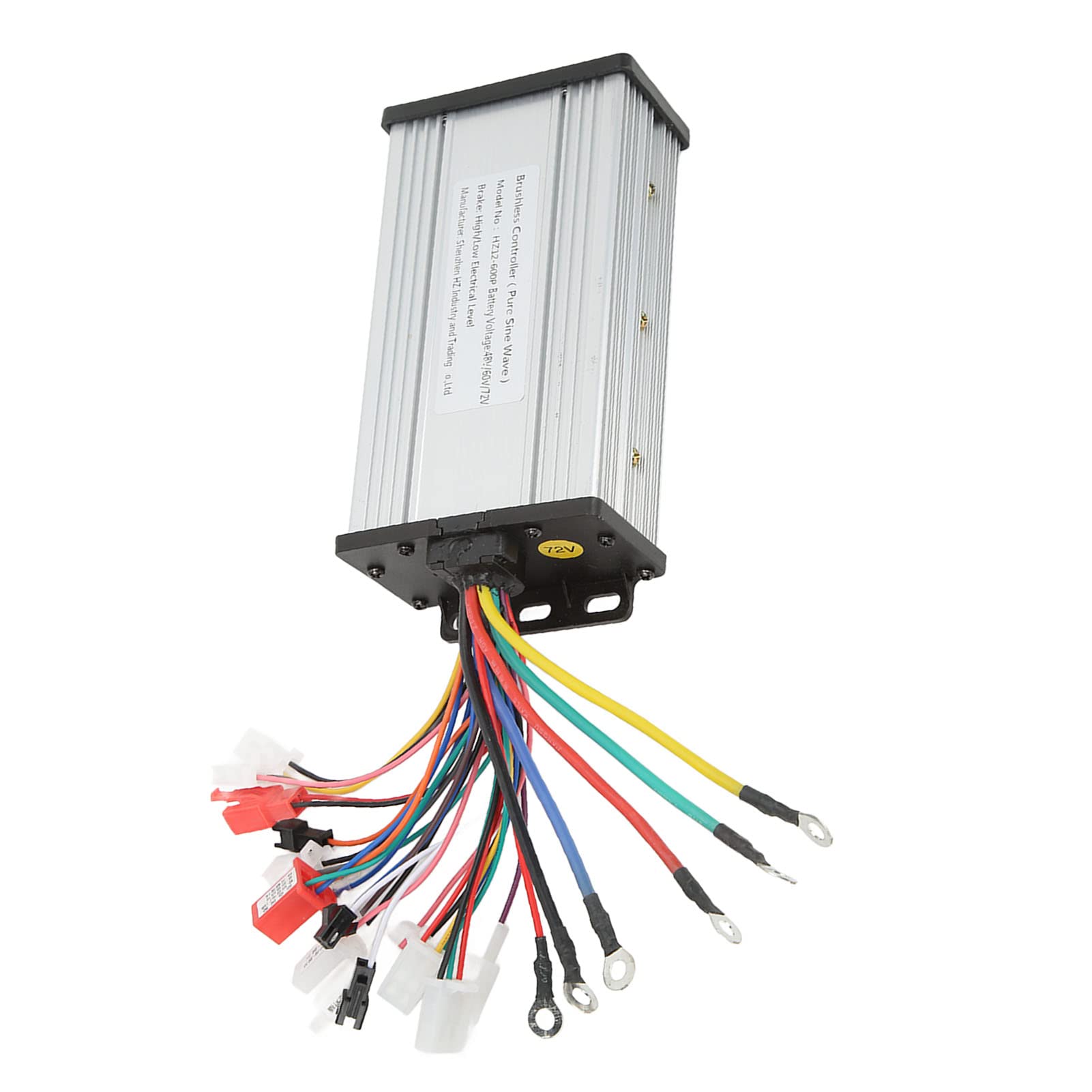 VBESTLIFE 48V 60V 72V 600W Brushless Motor Controller - Electric Tricycle Conversion Kit for E-Bikes, Scooters & Mobility Vehicles | High Power Speed Control for DIY Electric Vehicle Upgrades
