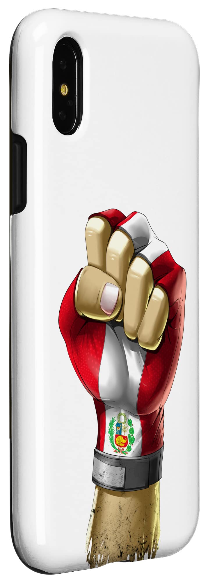 iPhone X/XS Case - Peru Flag Design, Premium Protective Glove Cover for iPhone X/XS - Perfect for Travel, National Pride & Everyday Use