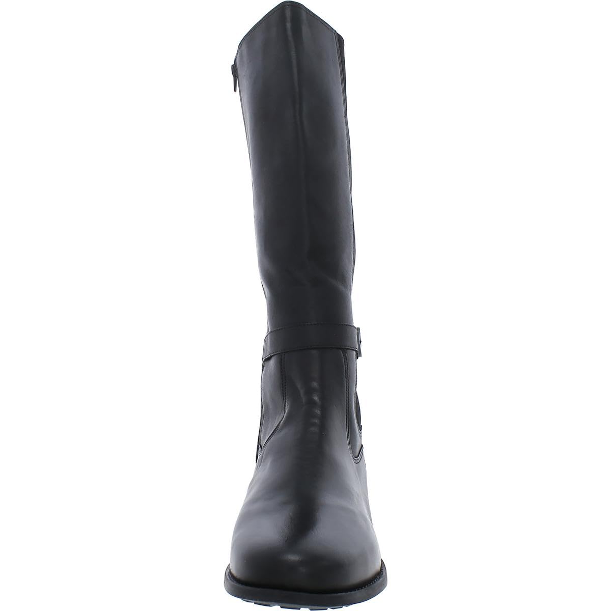 David Tate Women's Allegria Leather Stacked Heel Knee-High Boots - Comfortable Fashion Booties for Women, Perfect for Office, Party & Winter Outfits