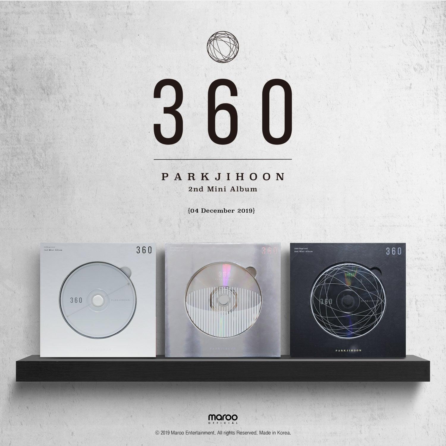 PARK JI HOON (WANNA ONE) 2ND MINI ALBUM '360' - K-Pop Music CD | Perfect for K-Pop Fans & Collectors | Great for Gifts, Parties & Music Enthusiasts