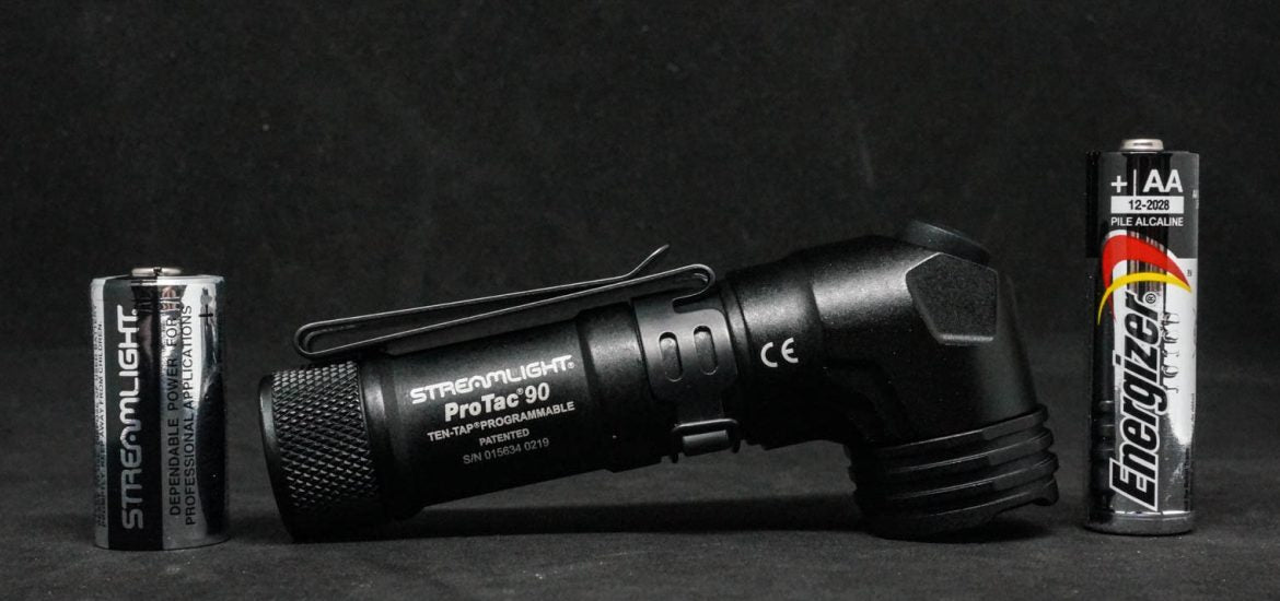 Streamlight ProTac 90 LED Flashlight - 350 Lumens, Tactical Light for Police, Military & Outdoor Use | Waterproof & Durable for Camping, Hiking & Emergency Situations