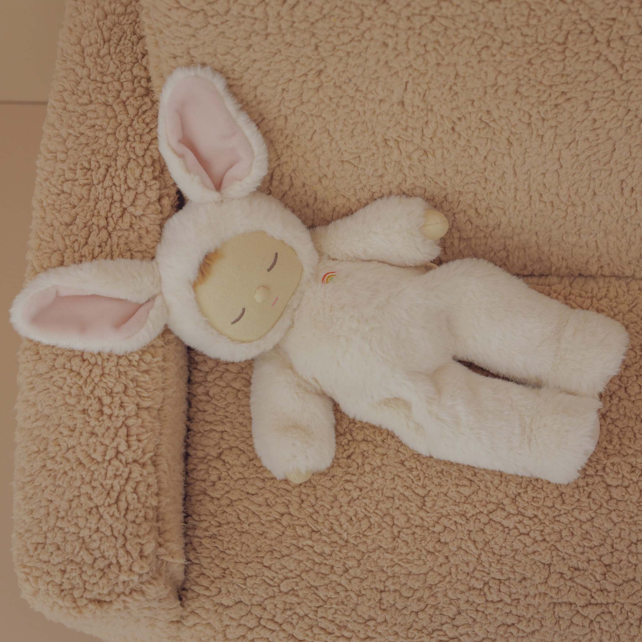 Cozy Dinkums Bunny Moppet - Soft Plush Stuffed Animal Toy for Kids & Baby Shower Gifts | Perfect for Nursery Decor, Cuddling, and Toddler Comfort