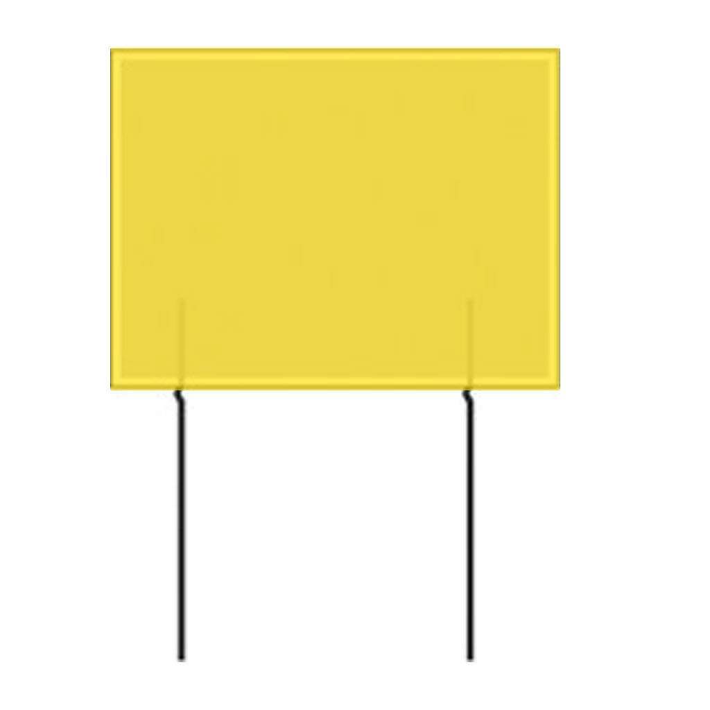 Custom 'We Buy Houses' Yard Signs - 17x22 Inch Yellow Corrugated Plastic House-Shaped Signs with Stakes (Set of 50) - Perfect for Real Estate Investors, Wholesalers & House Flippers