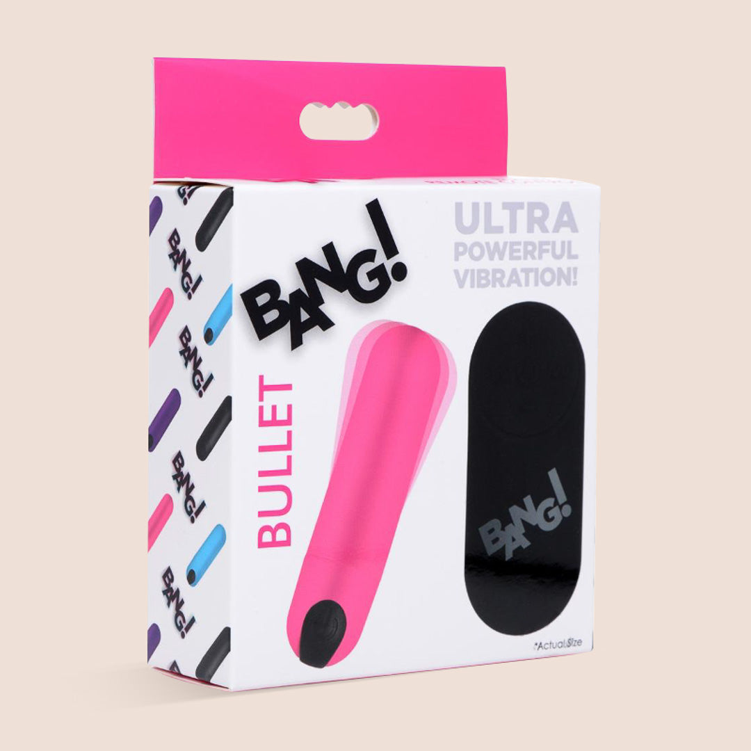 Bang! Powerful Rechargeable Vibrating Bullet with Wireless Remote Control - Perfect for Couples, Solo Play & Sensual Massage