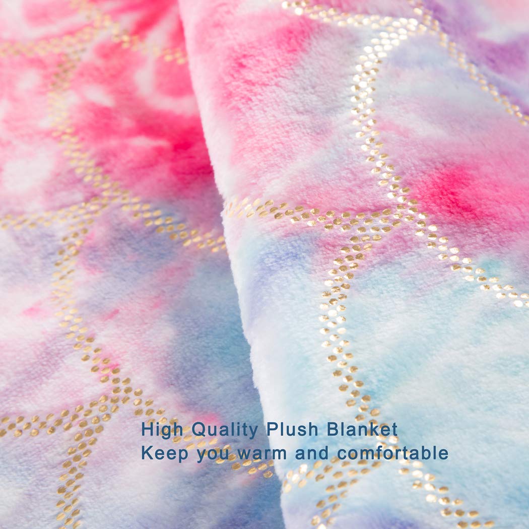 COSUSKET Mermaid Tail Blanket for Girls - Soft Rainbow Plush Microfiber Sleeping Bag with Fish Scale Design | All-Season Cozy Snuggle Blanket for Kids, Teens & Adults | Perfect for Bedtime, Lounging & Photo Shoots