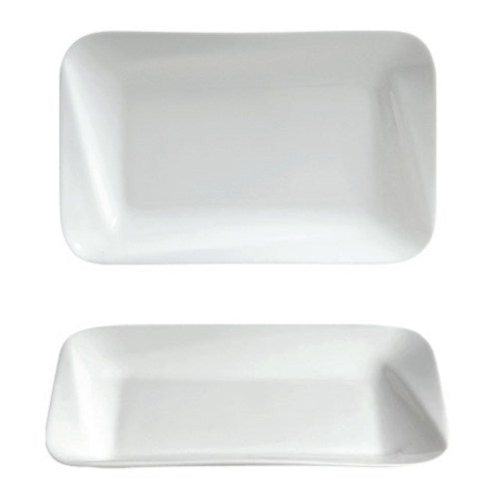 Elegant Cameo 10-Inch Square Slant Platter - Perfect for Serving Appetizers, Desserts & Cheese - Ideal for Dinner Parties, Weddings & Entertaining