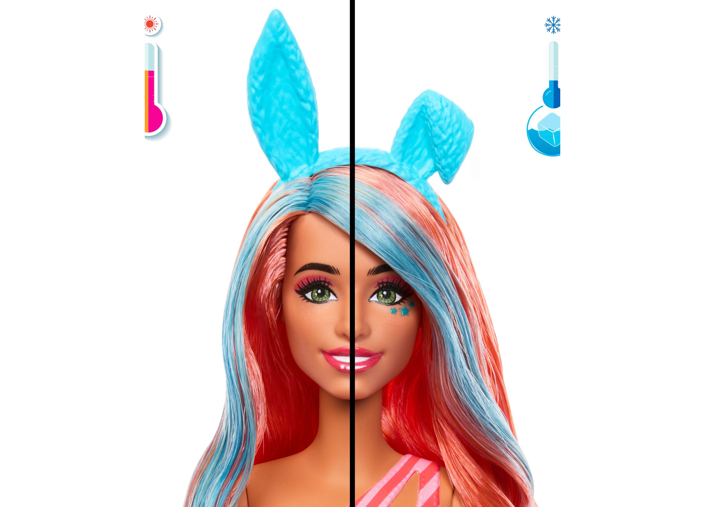 Barbie Pop Reveal Shakes Bright Bunny Fashion Doll with 5 Surprise Accessories - Perfect for Kids' Birthday Gifts & Collectible Play