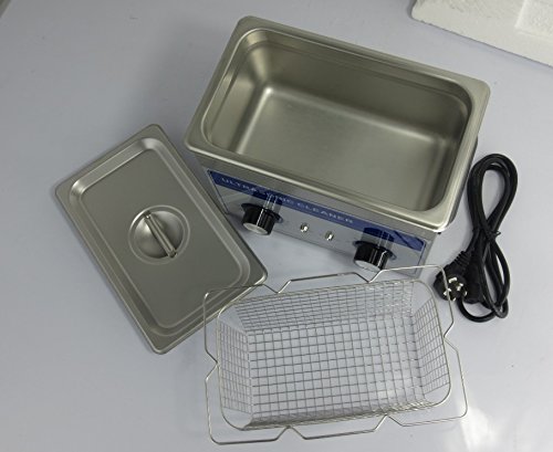 Gowe 3.2L Ultrasonic Cleaner for Jewelry, Glasses, Watches & Circuit Boards - Professional Cleaning Machine for Hardware Accessories, Dentures & Small Parts - Perfect for Home, Workshop & Electronics Repair