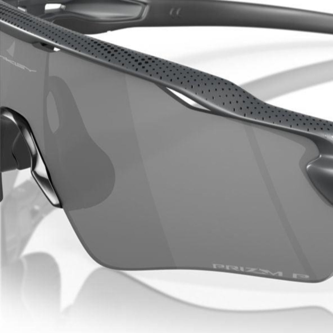 Oakley Radar EV Path Sunglasses - High Resolution Carbon Frame with Prizm Black Polarized Lenses (Model 0OO9208 9208D3) - Perfect for Cycling, Running & Outdoor Sports