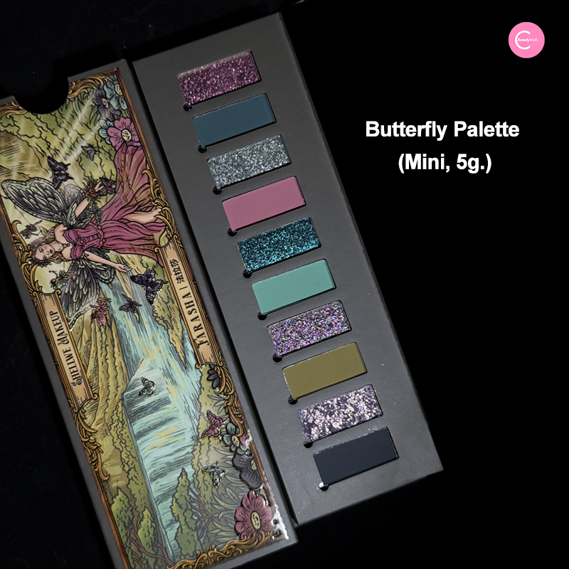 FARASHA Chameleon Glow Butterfly Eyeshadow Palette - 12 Color Shifting Makeup Set for Party, Halloween & Special Occasion | Vegan & Cruelty Free