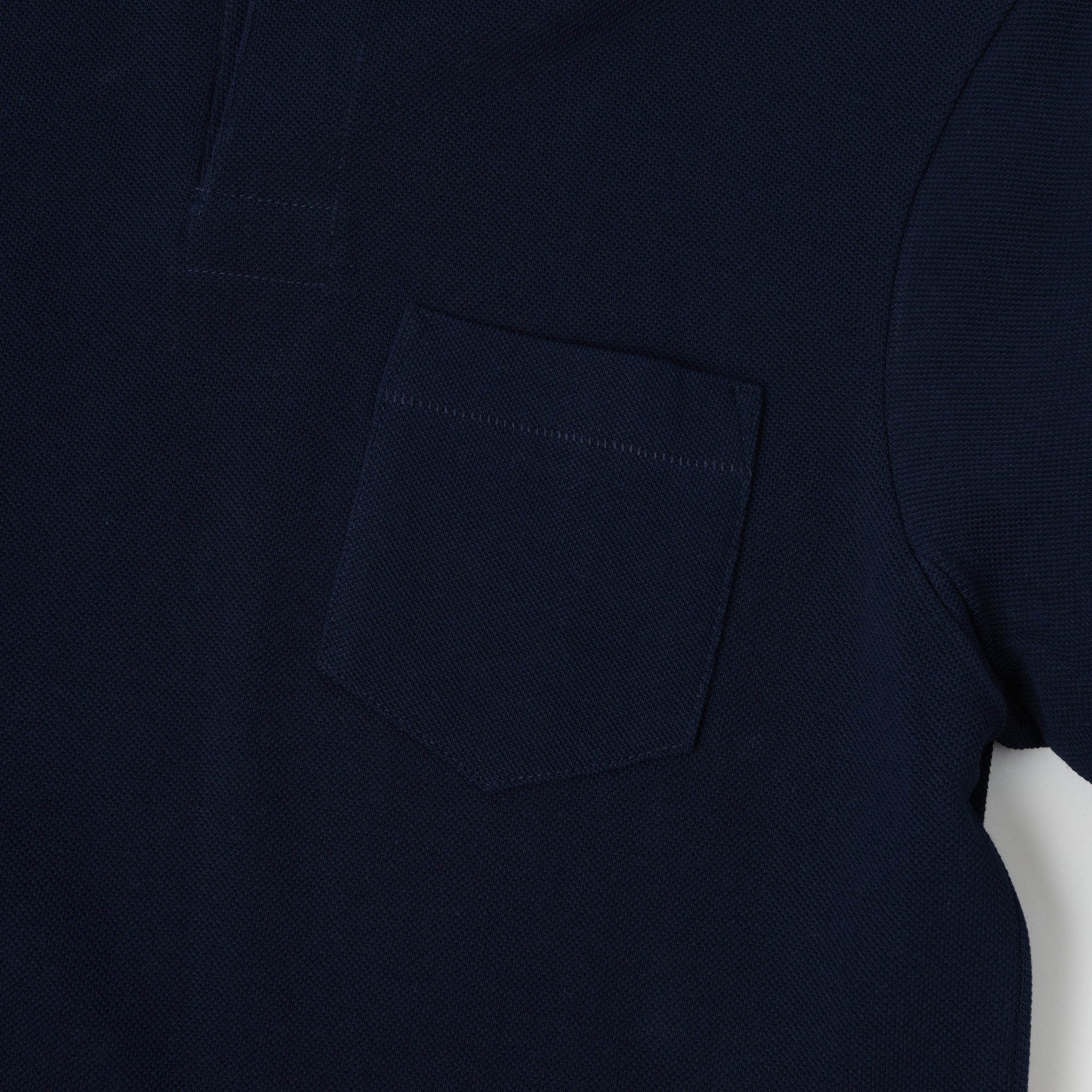 Merz b. Schwanen 2-Pack Pocket Polo Shirts for Men - Classic Ink Blue Cotton Casual Shirts | Office Wear, Business Casual & Weekend Outfits