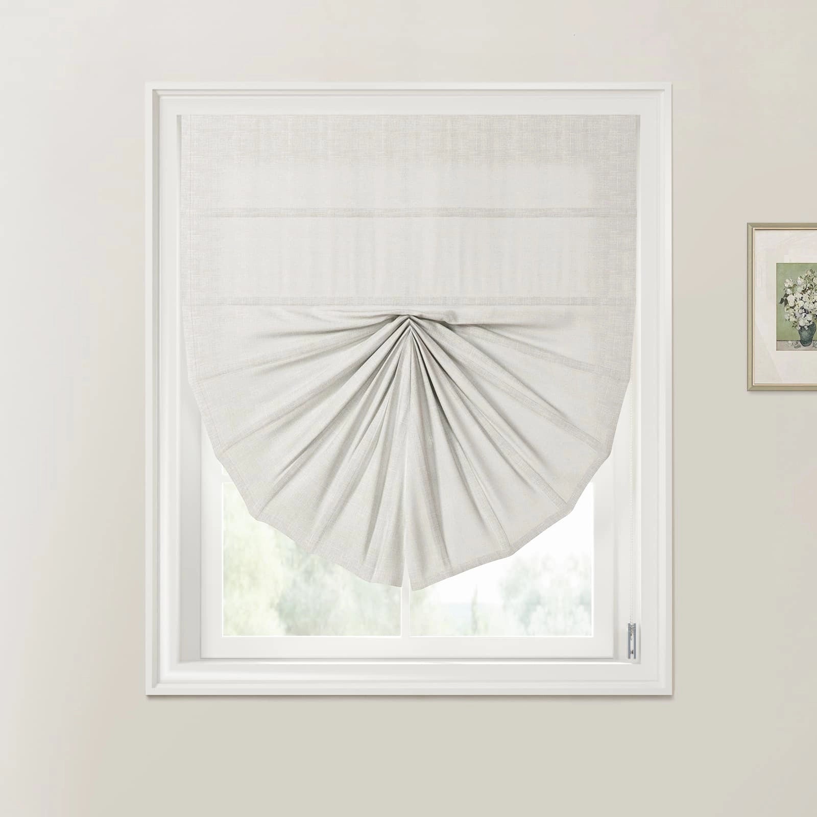 Custom Roman Shades with Cord Lift - Blackout Window Blinds for Bedroom & Living Room - Elegant Home Decor & Light Control Solution