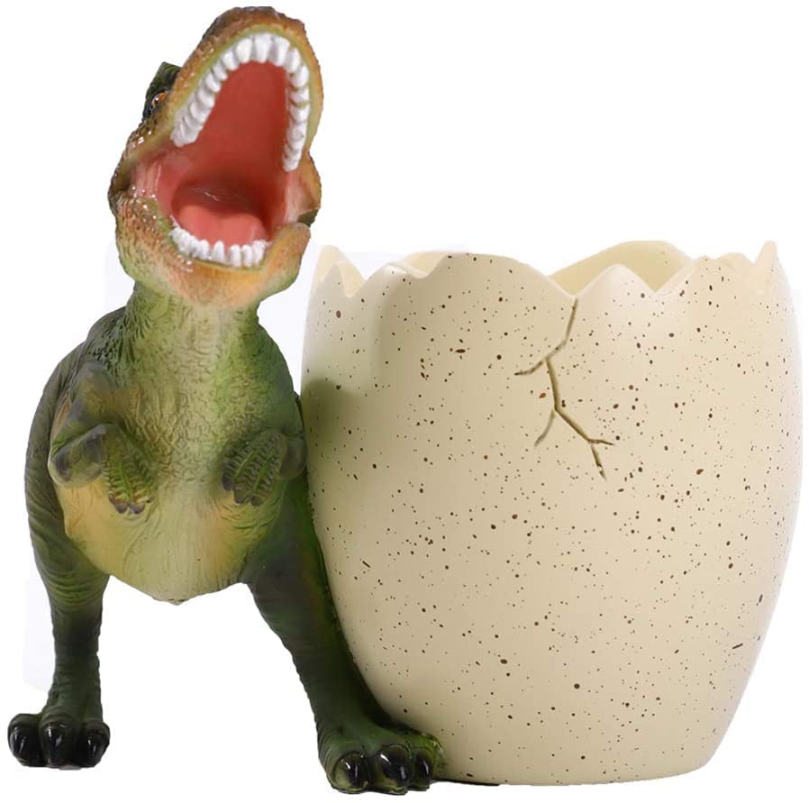 Dinosaur Pencil Holder for Kids - Cute Desk Organizer & Pen Holder for Boys, Girls, Teens | Unique Office & School Supplies | Fun Christmas Gift & Halloween Cool Stuff | Perfect for Study, Work & Home Decor