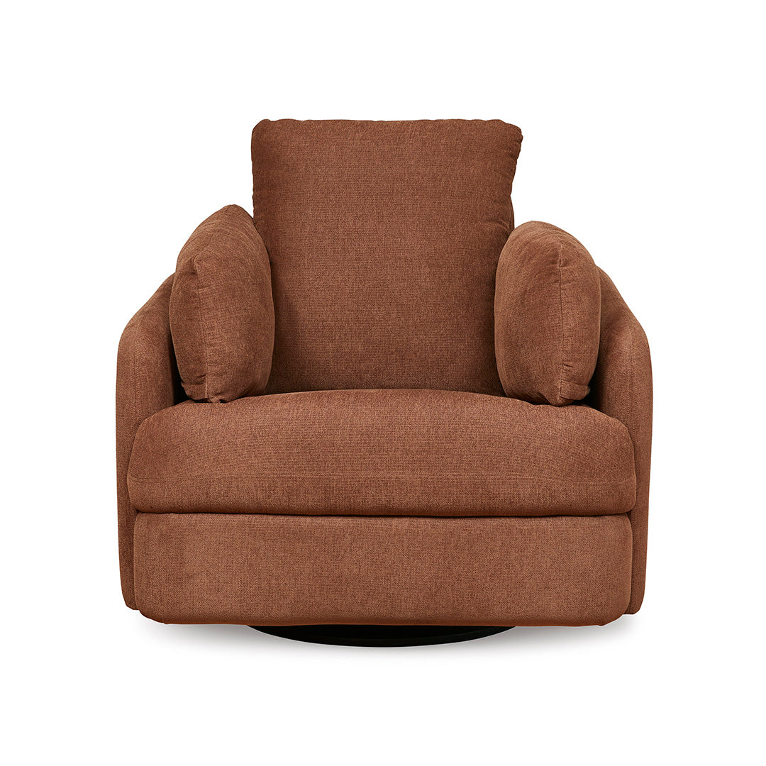 Modmax Swivel Glider Recliner Chair - 360 Degree Rotating Rocker Recliner with Smooth Gliding Motion, Padded Armrests & Lumbar Support - Perfect for Living Room, Nursery, or Home Theater Relaxation