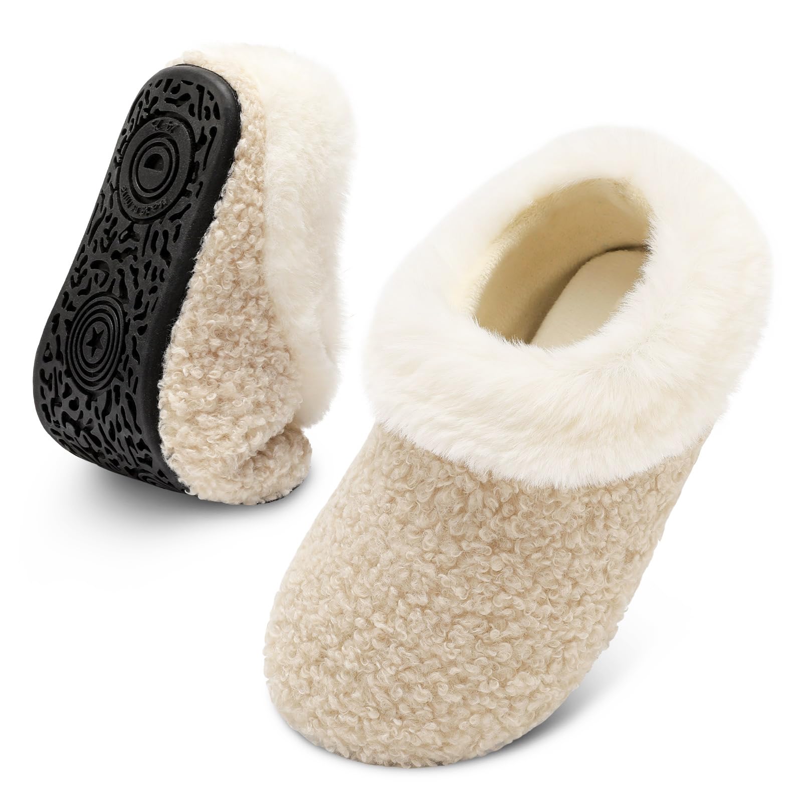 FEETCITY Toddler Slippers for Boys Girls - Lightweight House Shoes for Indoor Play & Comfort