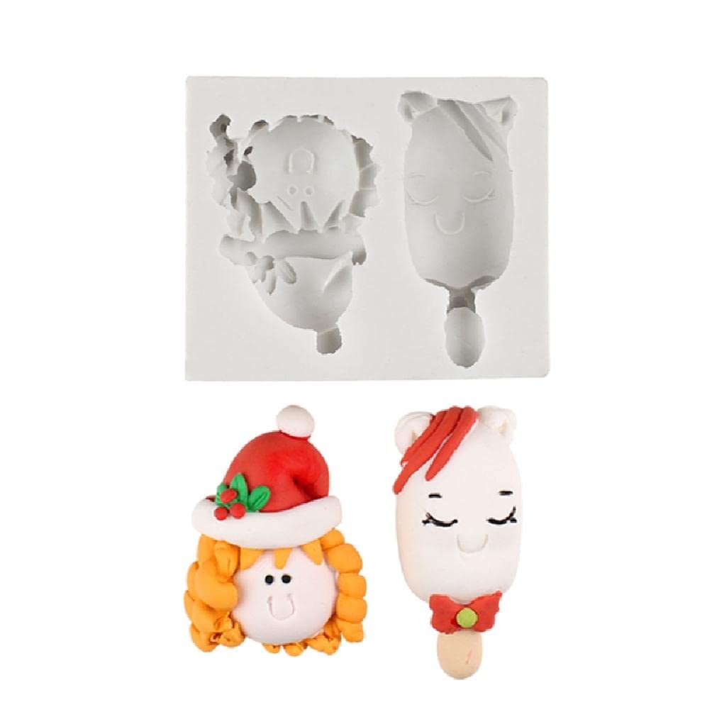 Christmas Series Silicone Baking Molds - Fondant & Chocolate Molds for Cake Decorating, Candy Making | Premium Kitchen Baking Accessories for Holiday Desserts, Cupcakes & DIY Treats