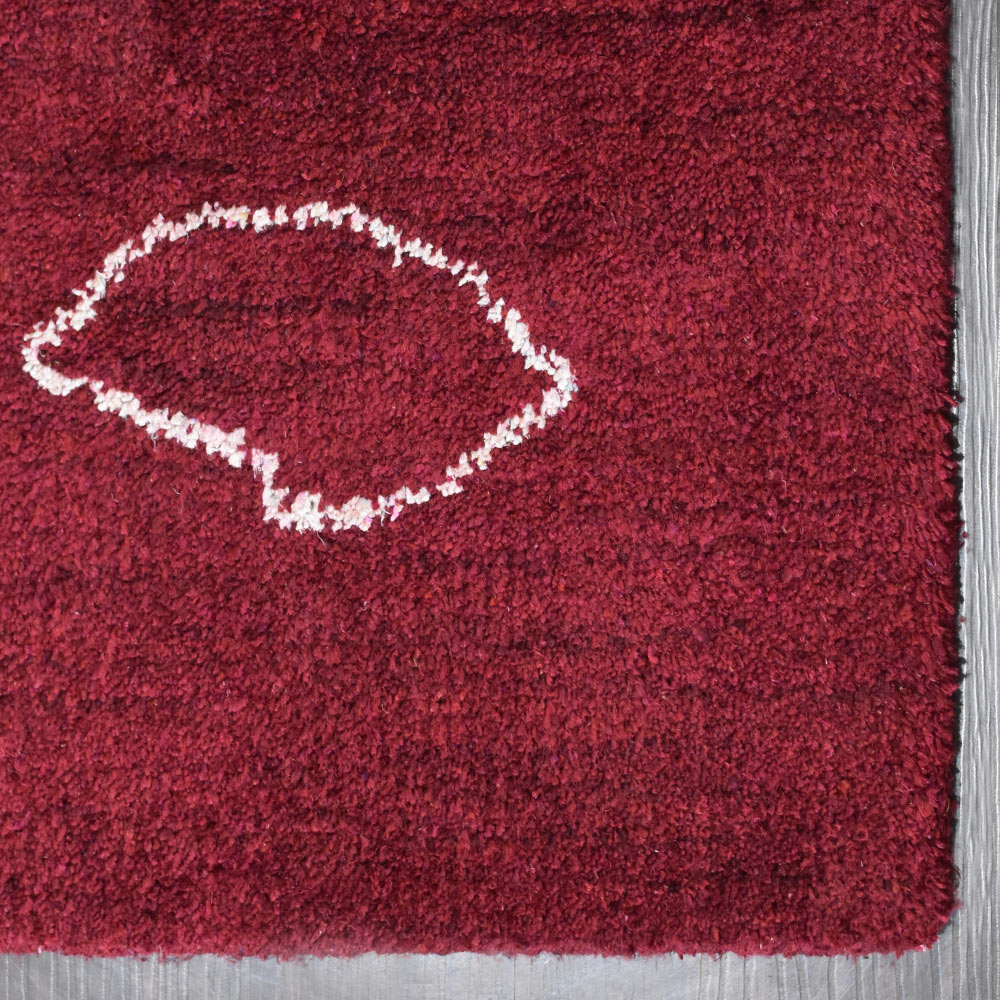 Handmade Reflection Hand Knotted Wool Rug - Bohemian Style Area Rug for Living Room, Bedroom & Home Decor
