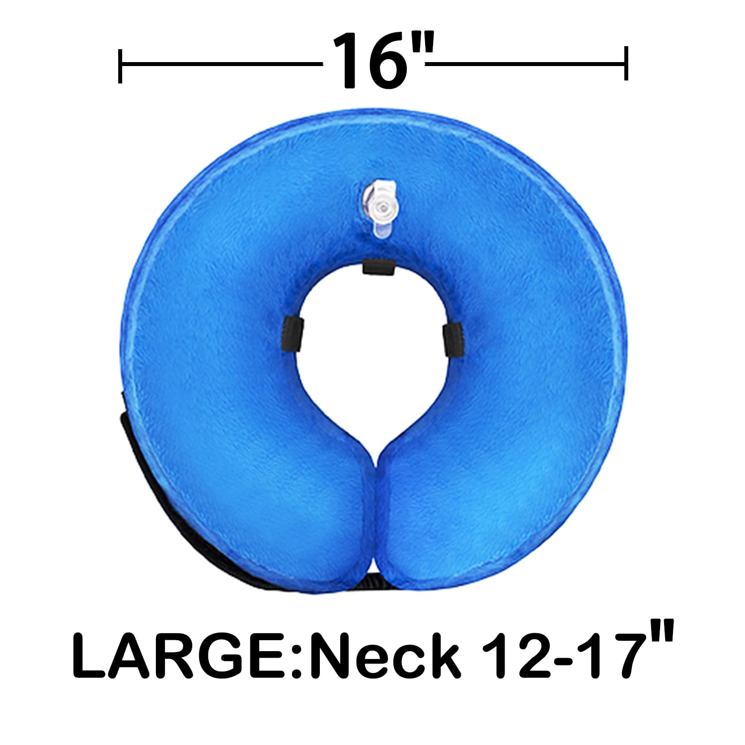 **Inflatable Dog Cone Collar for Small, Medium & Large Dogs – Soft E-Collar Alternative for Post-Surgery Recovery, Adjustable Neck Donut for Comfort – Perfect for Wound Protection & Stress-Free Healing (Ideal for Licking, Scratching & Vet Visits)**