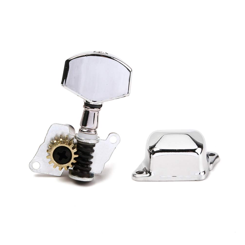 Exceart 6-Piece Banjo Tuning Keys - Guitar Machine Heads & Tuners for Acoustic & Electric Guitars - Premium Half-Closed Hook Tuning Pegs - Perfect for Guitar Maintenance, String Replacement & On-Stage Tuning