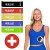 True Royal Blue + 5 Exercise Bands