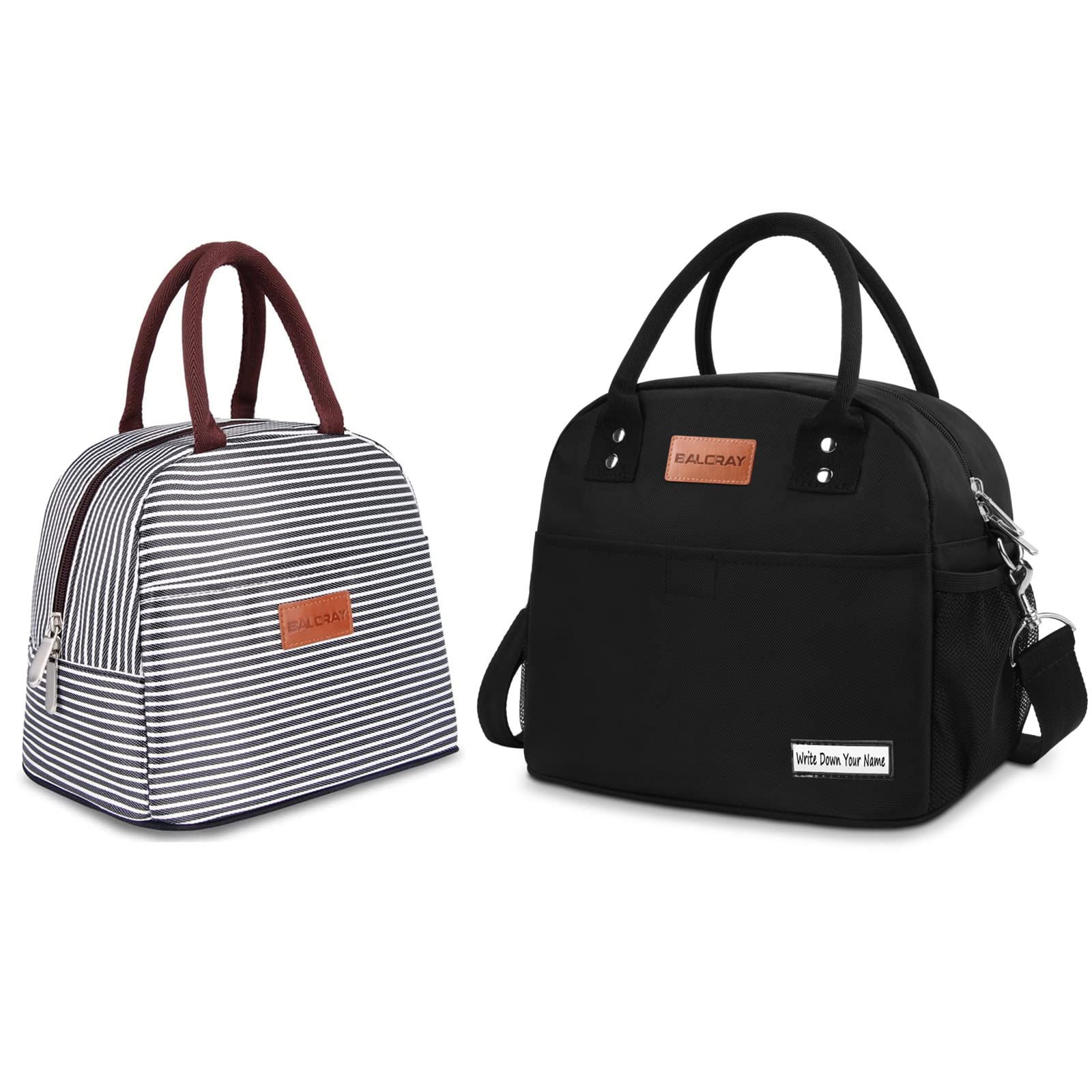 BALORAY Insulated Lunch Bag for Women - Reusable Tote Lunch Box with Thermal Container - Perfect for Work, School, Picnics & Outdoor Activities