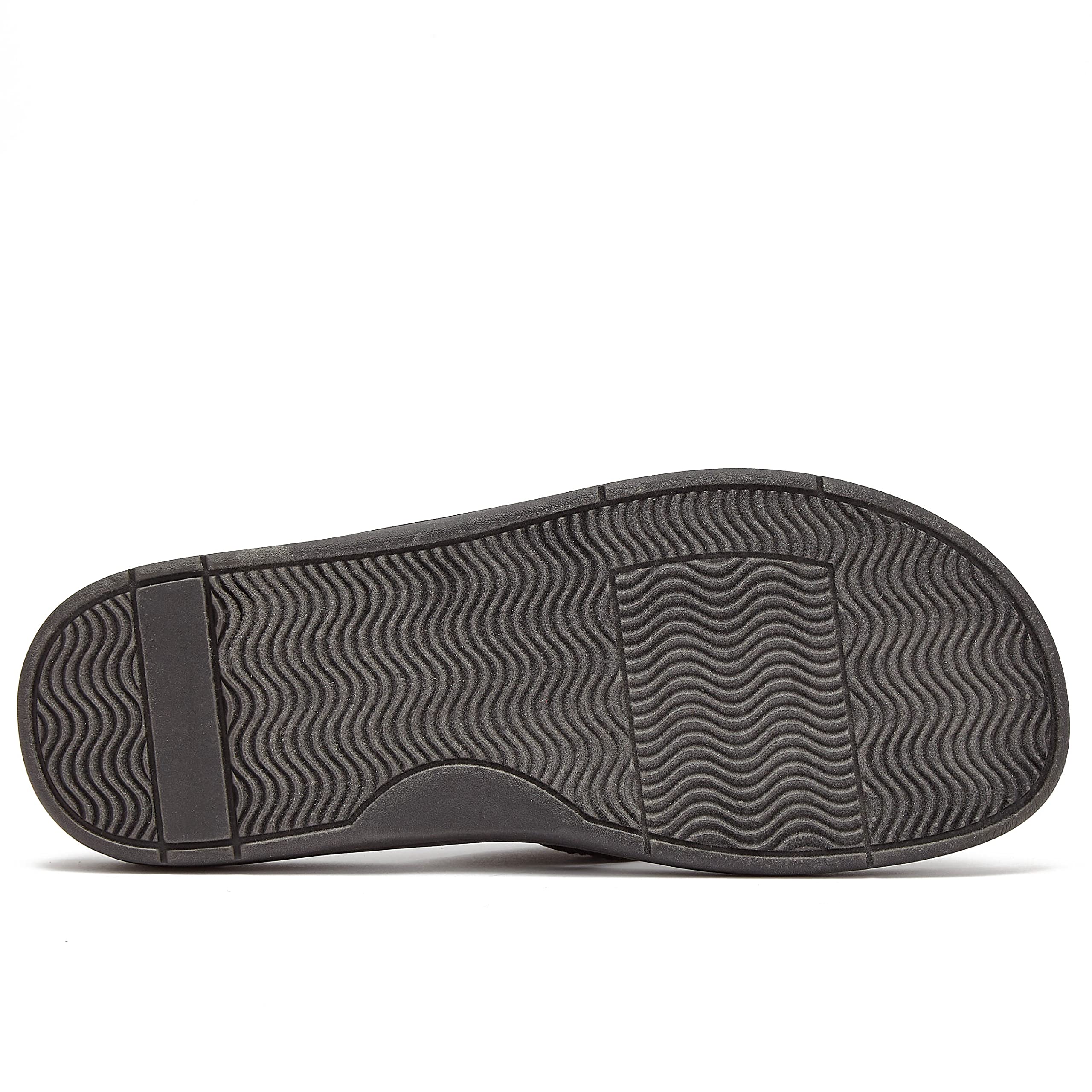LONDON FOG Anthony Men's Thong Sandals - Athletic Flip Flops for Men Size 7-13 (Black, Grey, Brown) - Comfortable Beach & Pool Slides for Summer Outdoor Activities